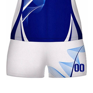 Conjunto de Camiseta y Pantalones Cortos de Voleibol Estampados de Fabricación Profesional, Logotipo Personalizado de Alta Calidad, Uniforme de Voleibol 100% Poliéster - Product Image 5