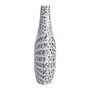 Elegant Mother of Pearl Mosaic Decorative <b>Table</b> Vase Handmade Shell Craft for Hotel Lobby Wedding and Home Display - Product Image 3