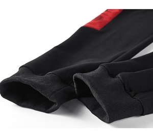 Jersey con capucha de bloque de Color para hombre, traje de chándal con capucha, Capucha con cordón, puños acanalados informales, chándal con bolsillo de canguro de 2 piezas, venta al por mayor - Product Image 4