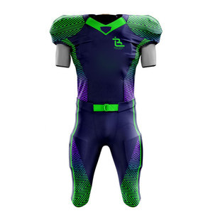 Uniforme de football américain de haute qualité, très vendu, léger, respirant, fabriqué en polyester, pour adulte. - Product Image 1