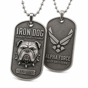 Étiquettes personnalisées pour chiens avec impression UV couleur sur alliage de zinc pour les animaleries et les collections de détail - Product Image 3