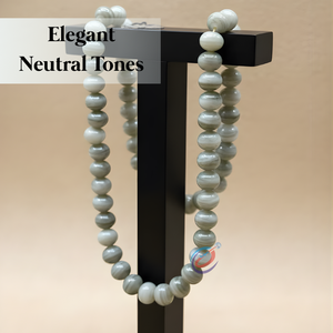 Guirnalda de Cuentas Sueltas de Vidrio Verde Claro de Primera Calidad |   Disco Pulido Estilo Disco de 16-18mm, Hilo de 8 Pulgadas para Manualidades DIY, Bodas y Festividades - Product Image 5