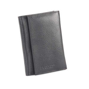 Portefeuille homme minimaliste en cuir pleine fleur MARRANT, porte-cartes d'identité et de crédit, fin, ouvert, court, vintage, en cuir véritable, avec protection RFID - Product Image 1