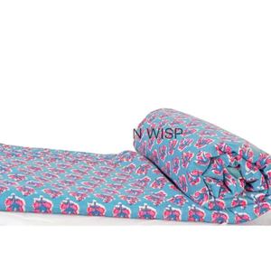 Mughal Print Soft 100% Pure Cotton Lightweight Hand Block Print Fabric for Women's Clothing Boys' Apparel-Home Textile Cover - Product Image 3