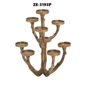 Fournisseur de porte-bougies en fer de qualité supérieure pour les hôtels, restaurants, complexes hôteliers et les designers d'intérieur mondiaux. Porte-bougies en métal minimaliste. - Product Image 1