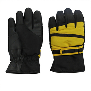 Gants d'hiver personnalisés avec logo pour hommes et femmes, ski, snowboard, sports, course, cyclisme, imperméables, coton, cuir, compatibles avec les écrans tactiles - Product Image 1