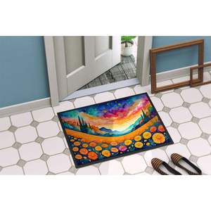 Soucis de couleur Tapis de porte à poils bas lavable antidérapant 24H X 36W Tapis d'entrée extérieur intérieur pour porte d'entrée - Product Image 4