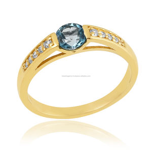 925 Sterling Silver Classic <b>Ring</b> Fine Jewelry Natural <b>Green</b> <b>Amethyst</b> Gemstone Gold Plated Bezel Setting for Wedding Her Gift - Product Image 3