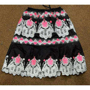 Falda de Lana con Bordado Estilo Hawaiano Polinesio, Talla Grande, Kosrae Pohnpei Chuuk, Nuevo Diseño Popular Hawaiano para Mujer - Product Image 5