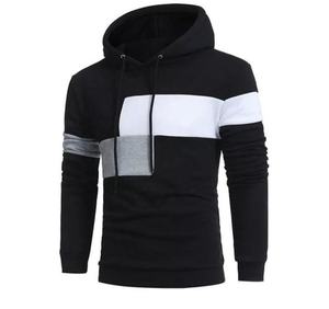 OEM personnalisé 100% coton gaufré sweats à capuche pour hommes décontracté cordon sweats avec motif solide hiver blanc plaine polaire Logo - Product Image 4