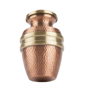 Nouvelle Urne Funéraire en Cuivre Martelé, Urne Commémorative en Forme de Goutte d'Eau, Mini Urnes Funéraires pour Cendres Humaines ou d'Animaux de Compagnie - Product Image 4