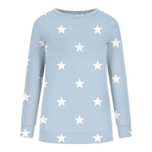 Sudaderas Casuales de Invierno para Mujer de Alta Calidad, Manga Larga, Cuello en V Holgado, Túnica Gruesa, Mangas Regulares, 100% Algodón, Antiencogimiento - Product Image 3