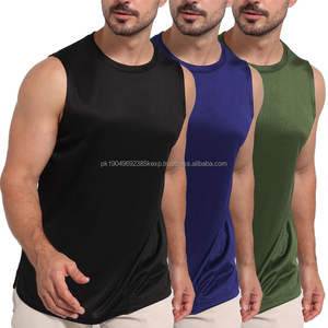 Débardeur de sport sans manches pour homme, t-shirt de sport - Product Image 1