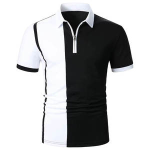 เสื้อโปโลชายพิมพ์โลโก้ตามสั่ง ผ้าฝ้าย 100% แห้งเร็ว ระบายอากาศดี แขนสั้น รับผลิตแบบ OEM ODM ขายส่ง MOQ ต่ำ - Product Image 4