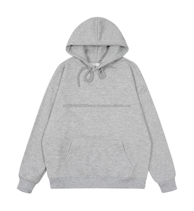 เสื้อสวมหัวมีฮู้ดปัก350gsm ผ้าฝ้ายสำหรับผู้ชายและผู้หญิงจัมเปอร์ปรับแต่งได้ - Product Image 3