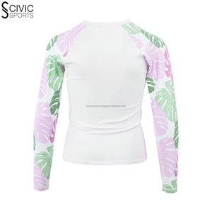 Active Wear Gym Rash Guard con mangas completas Logotipo personalizado Material Spandex-Precio al por mayor - Product Image 3