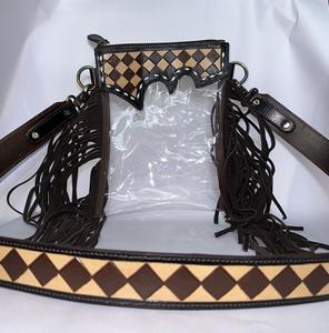 Bolso Ejecutivo de Cuero Genuino para Mujer, con Cierre, Estilo Bohemio, Estampados de Animales, para Uso Diario, Viajes, Invierno, Hecho en India, Primavera - Product Image 2