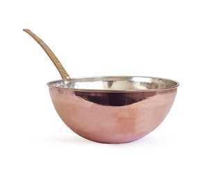 Poêle en cuivre artisanal alvéolée, poêle à omelettes, poêle à frire, poêle à griller 14-27 cm, étamée - Product Image 3