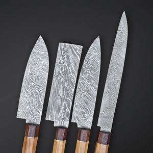 BA Enterprises 4-Piece Damascus Steel <b>Knife</b> <b>Set</b> Wood Handles 67-Layer Polished Handmade Blade <b>Sharp</b> Chef <b>Knives</b> Right-Hand - Product Image 5