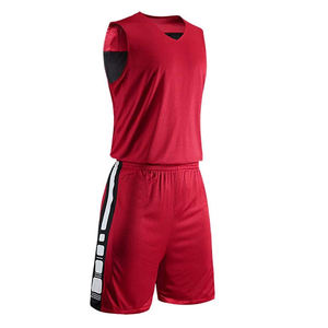 Fournisseur en gros d'uniformes de club sportif vierges et personnalisables, prix bas en gros, maillots et shorts de basketball pour jeunes, sans manches, col en V, réversibles - Product Image 1