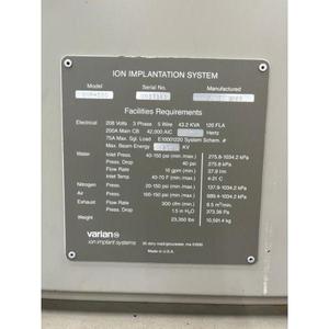 เครื่องฝังอิเล็กตรอน Varian E500EHP - อุปกรณ์และอะไหล่เซมิคอนดักเตอร์ระดับโลกที่เชื่อถือได้ - Product Image 6