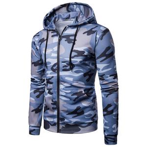 Sudadera con Capucha Táctica de Invierno con Diseño de Camuflaje, Estampado por Sublimación, Cierre de Cremallera, Forro Polar de Poliéster - Product Image 1