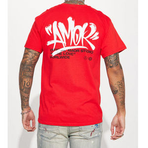 T-shirt pour homme de haute qualité, personnalisable avec logos par transfert thermique, t-shirts décontractés pour hommes - Product Image 3