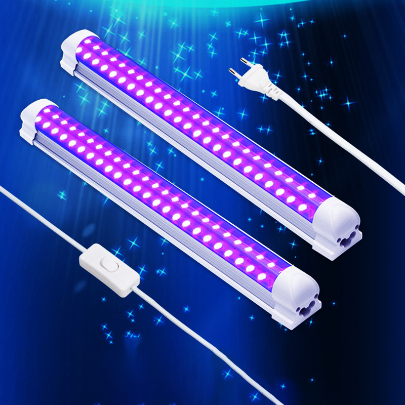 Sold 999+ Original Manufacturer Black Light LED Purple T8 Disinfection Lamp UV Curing 365NM 395NM IP65 Rating DJ KTV Bar Party