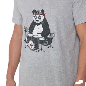 เสื้อยืดผ้าพิมพ์ลายกางเกงขาสั้นสำหรับผู้ชายผ้าฝ้าย100% พิมพ์ลาย - Product Image 4