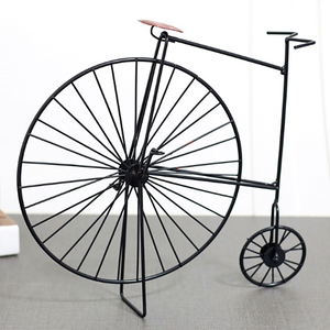 งานฝีมือจักรยานลวดโลหะ - ดีไซน์ทันสมัย ​​อเนกประสงค์ ตกแต่งบ้านบนโต๊ะ - Product Image 3