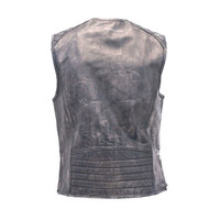 Gilet en cuir décontracté pour homme, style hiver, avec design léger, respirant et respectueux de l'environnement, personnalisable, vêtement d'extérieur de haute qualité