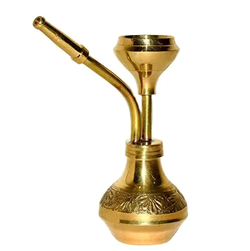 Cachimba de Metal de Shisha árabe, narguile de diseño Vintage de Metal, último diseño