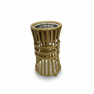 Quemador de Incienso Artesanal Ecológico y Duradero de Primera Calidad, Juego de Quemadores de Oud sin Humo, Calentador de Incienso Bakhoor Contemporáneo de Oriente Medio - Product Image 1