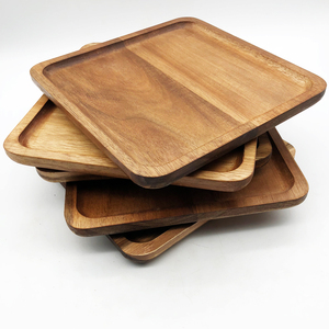 Elegant Wooden Ottoman Serving Tray with Handles Handmade <b>Rustic</b> Farmhouse Decorative Tray for <b>Coffee</b> <b>Table</b> Kitchen - Product Image 2