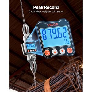 Báscula Digital para Grúa de Alta Resistencia, Capacidad Máxima de 6600 Lbs/3000 kg, Báscula Industrial Colgante con Carcasa de Aluminio Fundido y Pantalla LCD - Product Image 4