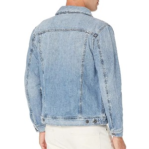 New Arrived Best Price Durable Quality Owned LOGO Good Material Personalized <b>Denim</b> <b>Jacket</b> for <b>Men</b> - Product Image 2