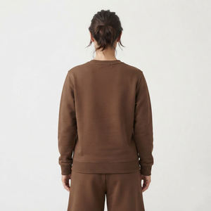 Sudaderas personalizadas para mujer, de algodón y forro polar, cuello redondo, informales, de alta calidad, para invierno, a precio de mayorista. - Product Image 2