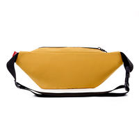 Tas Dada Bentuk Kotak BAGNEX B4900 Unisex Polyester Anti Air Fashionable 3 Resleting Logo Custom Sabuk Bawa Sehari-hari Outdoor