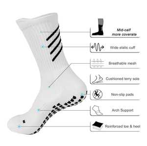 Chaussettes en coton 100% personnalisées de haute qualité OEM pour hommes, broderie et impression personnalisées, logo personnalisé. - Product Image 3