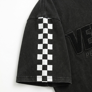 เสื้อยืดสไตล์อเมริกันแบบยูนิเซ็กซ์ ทรงหลวมไหล่ตก ทรงเรโทร ผ้าฝ้าย 100% เนื้อหนา พิมพ์ลายวินเทจ สั่งทำได้ - Product Image 5