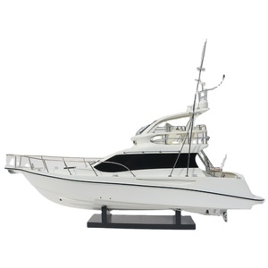 Modelo de barco moderno de madera hecho a mano, Vietnam coleccionable de lujo de náutico, artesanía Superior, entrega rápida - Product Image 1