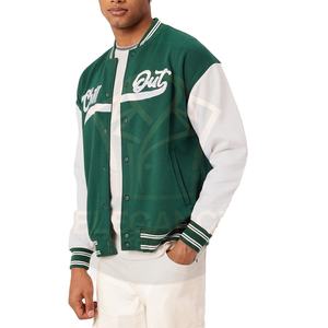 Por encargo al por mayor buen proveedor OEM última mejor calidad ropa de invierno bordado Streetwear College Baseball Varsity chaquetas - Product Image 2