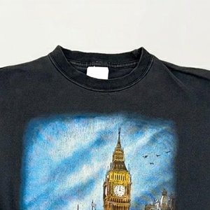 เสื้อยืดสีดำพิมพ์โลโก้ตามสั่งขายส่งสำหรับผู้ชาย เสื้อผ้าลำลองระบายอากาศสำหรับฤดูร้อน สินค้าขายดี เสื้อคลุมลำลอง - Product Image 5