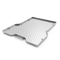 Bâche de benne rigide en alliage d'aluminium, pliable, étanche, universelle, avec verrouillage pour hayon, installation sans perçage, garantie 10 ans