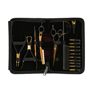 Commercial <b>Hair</b> Extension <b>Tool</b> Kit Microlink <b>Removal</b> Opener Pulling Loop Scissor Steel Beads Multi Shape Clips Professional <b>Tool</b> - Product Image 3