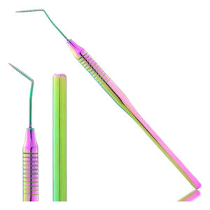 Outil métallique pour rehaussement de cils avec 4 couleurs de plasma différentes, outil isolateur pour cils avec emballage personnalisé - Product Image 4
