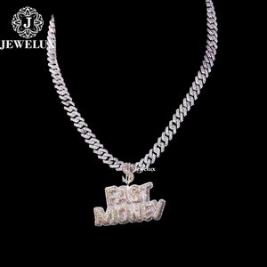 Meilleur Prix Pendentif Personnalisé en Argent 925 Style Hip Hop, Bijou Tendance de Luxe Disponible à Prix Export - Product Image 2
