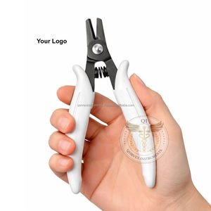 Pinza Profesional de Acero Inoxidable para Cortar y Remover Extensiones de Cabello, Mango Blanco, Uso en Salón, Precio de Fábrica OEM, QORVEX - Product Image 6