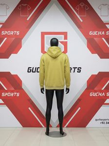 เสื้อฮู้ดดี้สีพื้นพรีเมียม ผ้าฟลีซเนื้อนุ่ม ทรงโอเวอร์ไซส์สำหรับทุกเพศ กระเป๋าจิงโจ้ ฮู้ดปรับได้ ตะเข็บทนทาน - Product Image 4