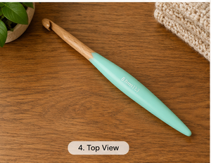 Custom Wooden 3mm <b>Crochet</b> <b>Hook</b> Handmade Knitting Needle Ergonomic Smooth <b>Crochet</b> Tool for Yarn Hand Knitting Gift - Product Image 1